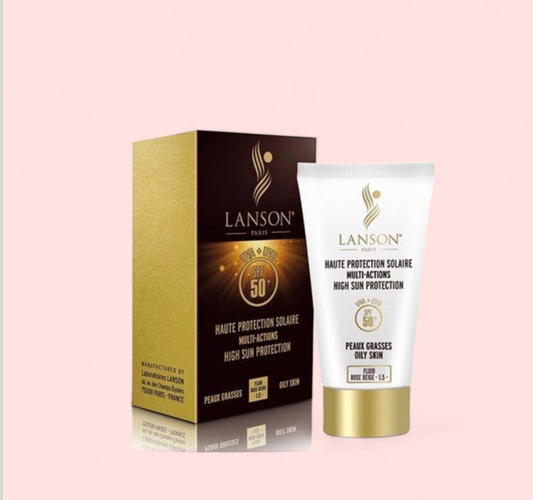 ضدآفتاب کرم پودری لانسون