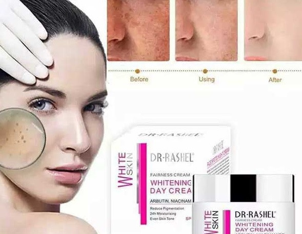 کرم شب وایت دکتر راشل DR-RASHEL ضدلک و روشن کننده پوست جوانساز و لیف